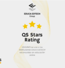 UDAVINCI alcanza las 5 estrellas en QS y refuerza la posición global de EDUCA EDTECH Group