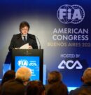 El presidente argentino, Javier Milei, y el presidente de la FIA, Mohammed Ben Sulayem, inauguran el Congreso Americano de la FIA en Buenos Aires